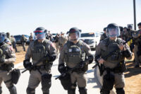 FILE PHOTO: Protest at the Dilley immigration detention center