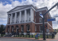 The U.S. Courthouse in Harrisonburg.
