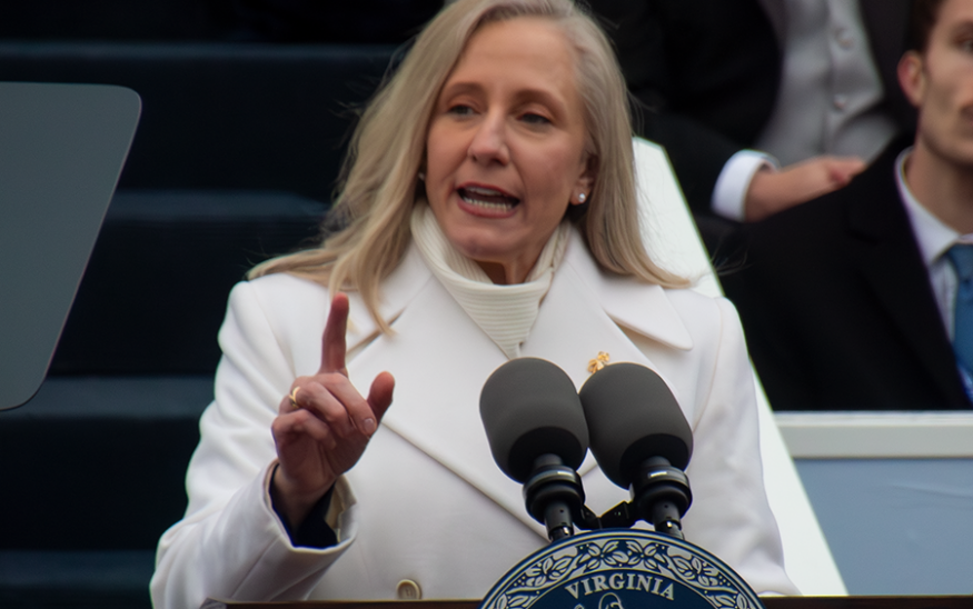 Virginia Gov. Abigail Spanberger was sworn in as Virginia’s 75th governor, the first woman to hold the office, on Jan. 17, 2026. Photo by Kira Jenkins/Virginia Business
