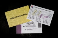 Mail-in ballot illustration in Philadelphia
